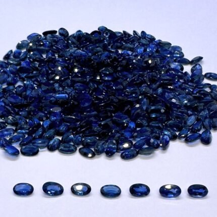 RARE !! SAPHIR VERT BLEU DE THAILANDE : 5.7 mm x 4.6 mm ★★ p337.129t
