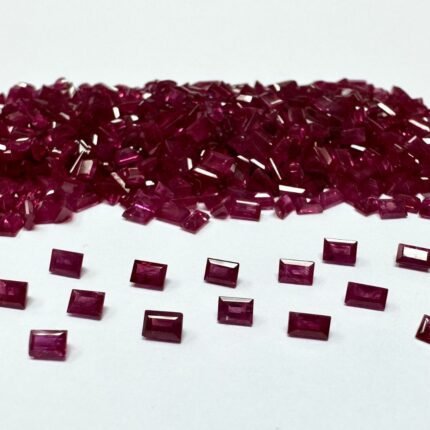 3x2 mm Ruby Baguette Shape