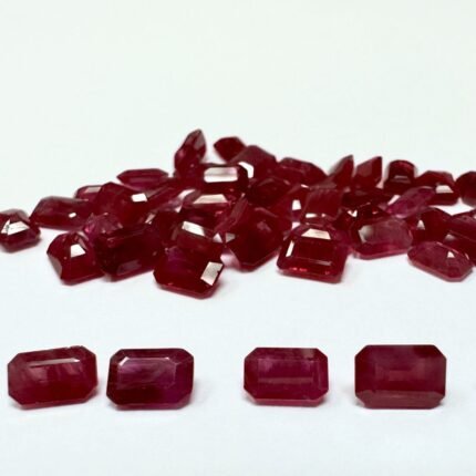 6x4 mm Ruby Octagon Shape