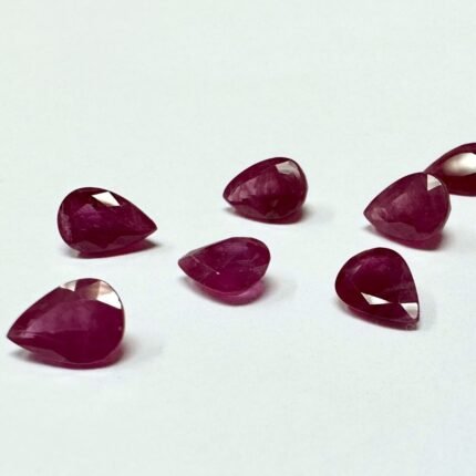 7x5 mm Ruby Pears Shape