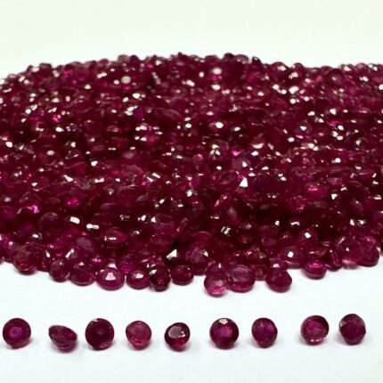 2 mm Ruby Round Shape