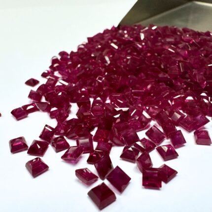 3 mm Ruby Square Shape